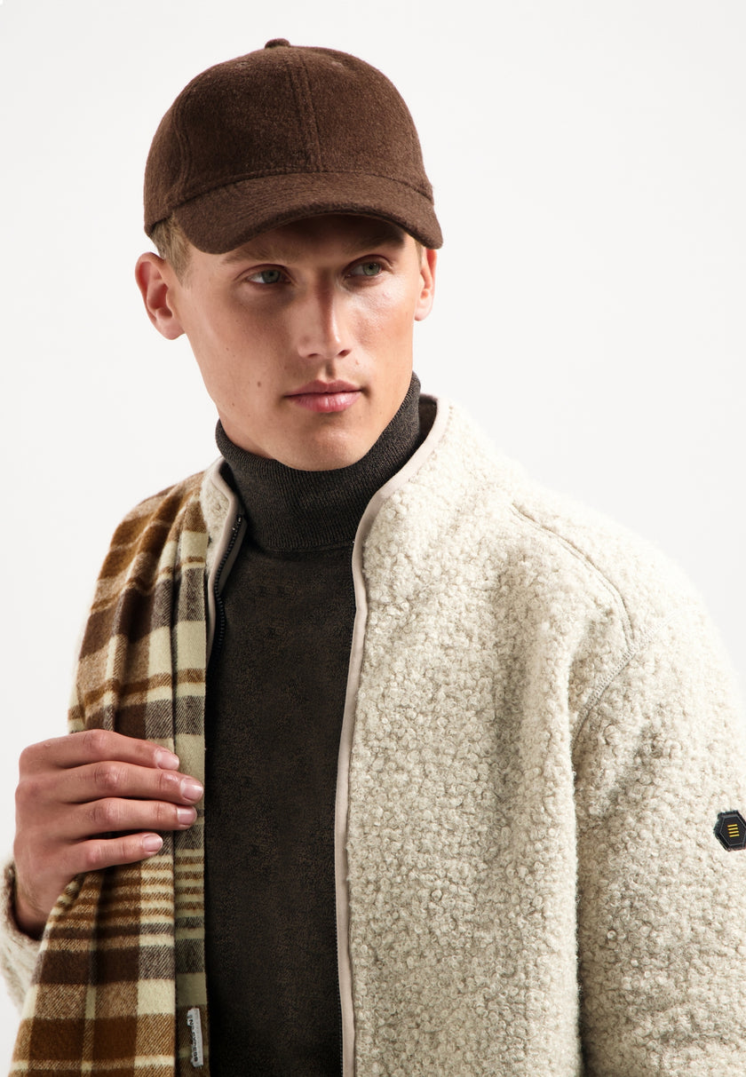 Sweatjacke - Teddyplüsch