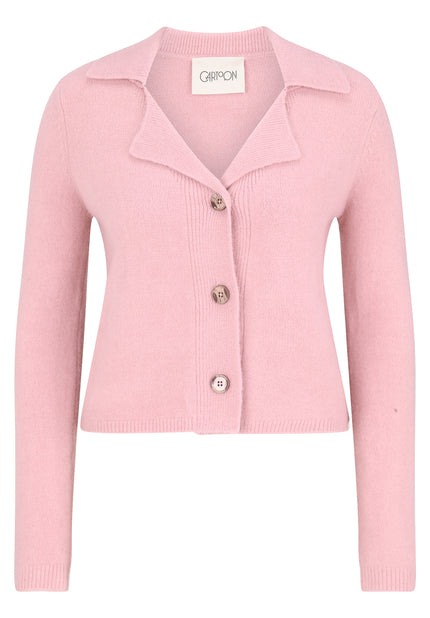 Strickjacke - Reverskragen