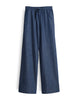 Hose - wide Leg - Melane denim
