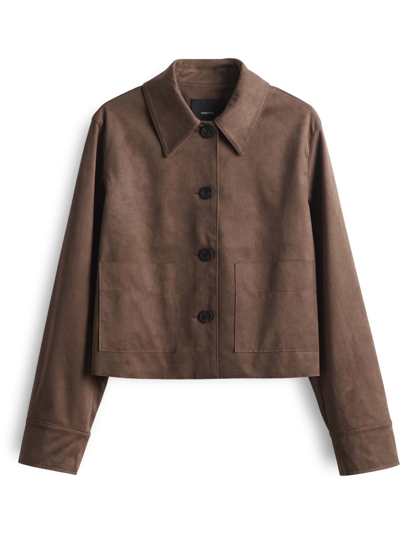 Jacke - Velourslederimitat - Nylan