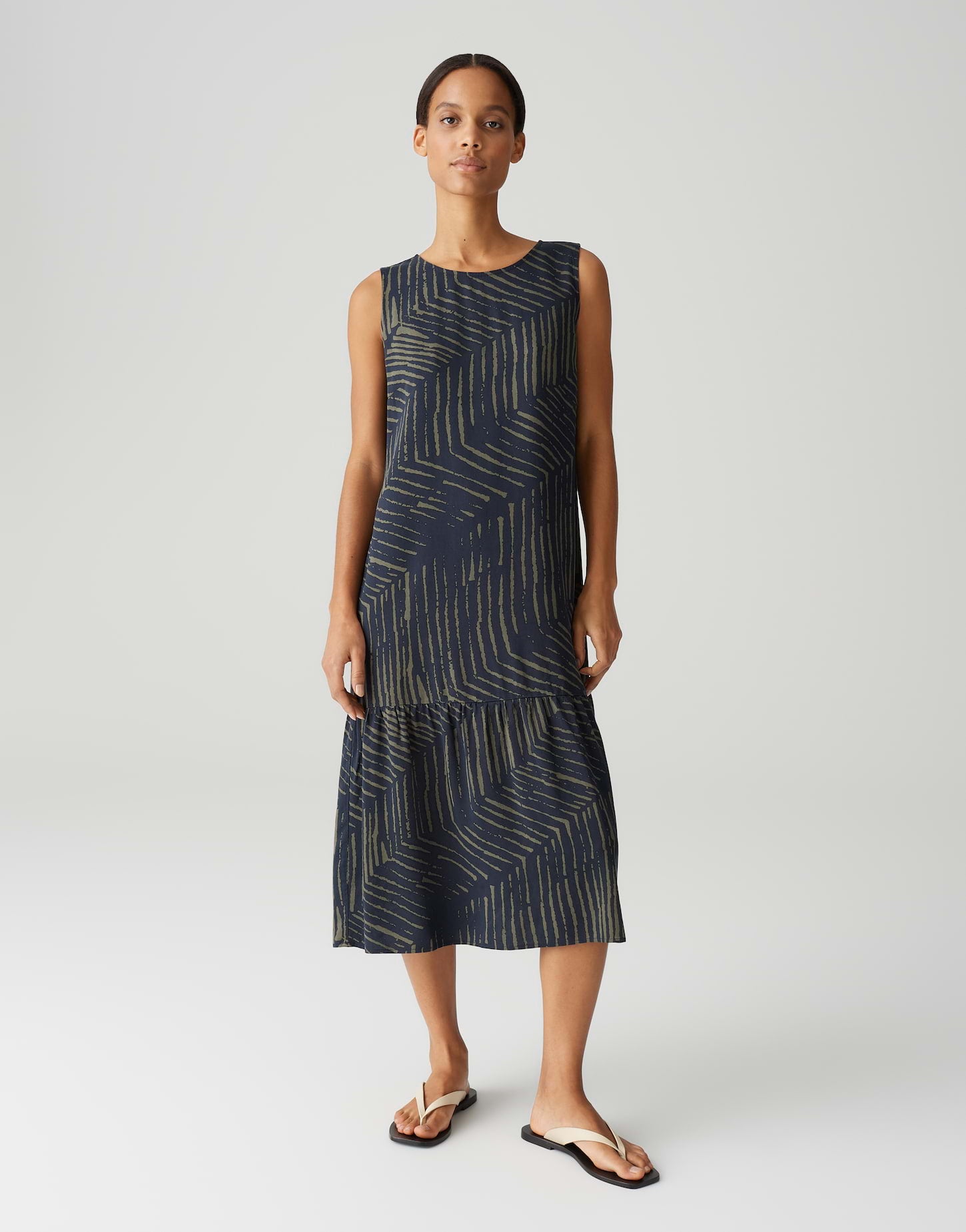 Midikleid -  Palm Leaves