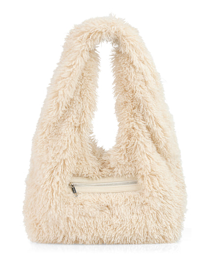 Schultertasche - Hundefell-Optik