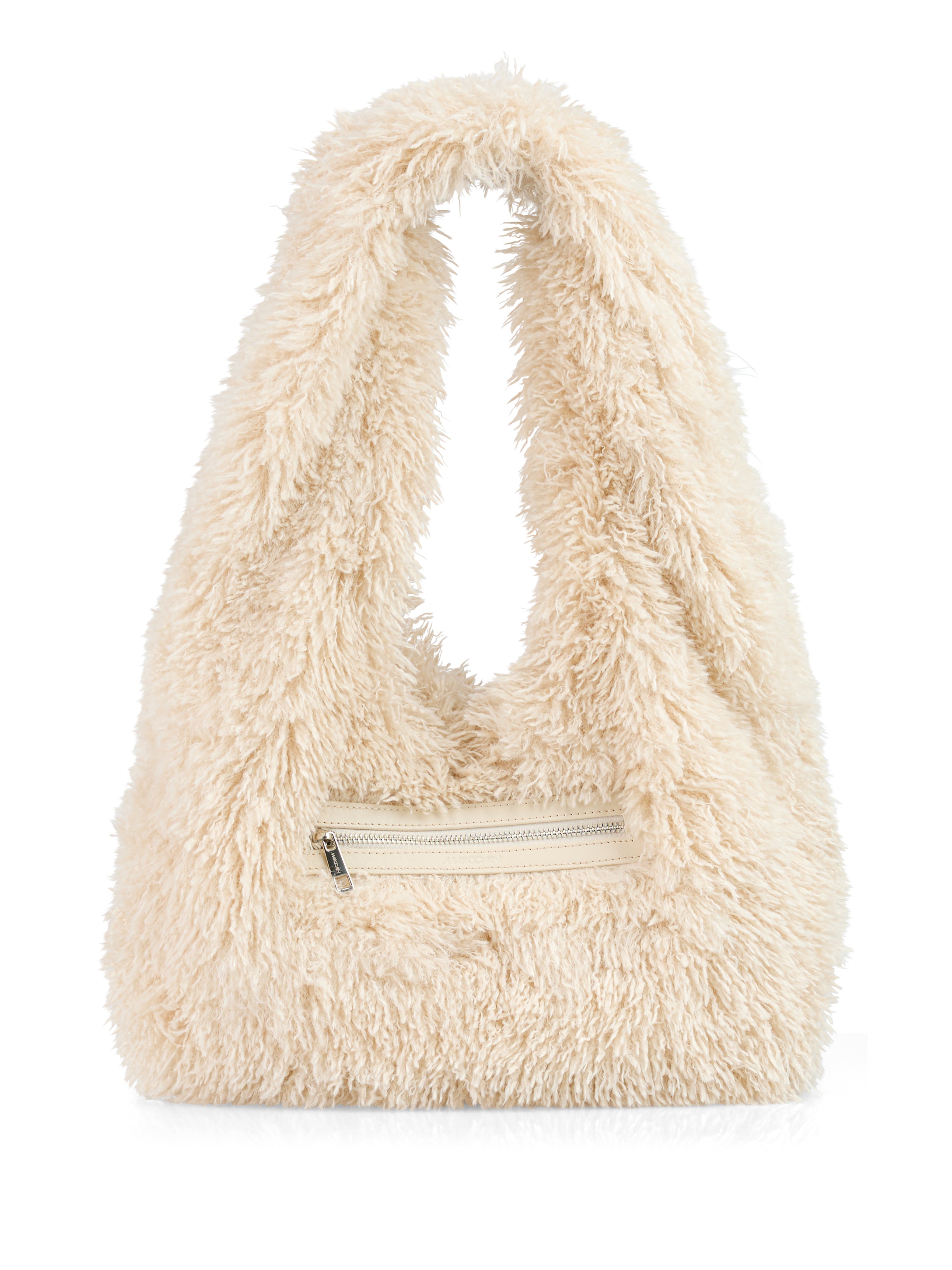 Schultertasche - Hundefell-Optik