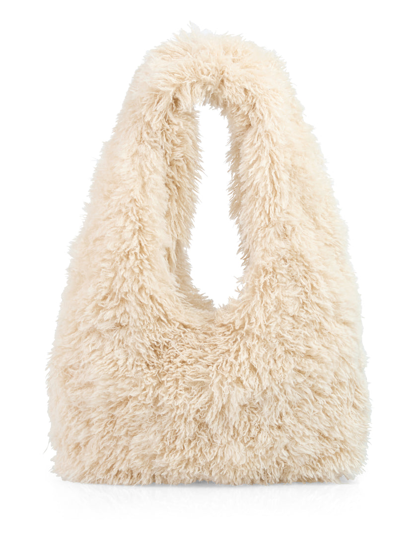 Schultertasche - Hundefell-Optik