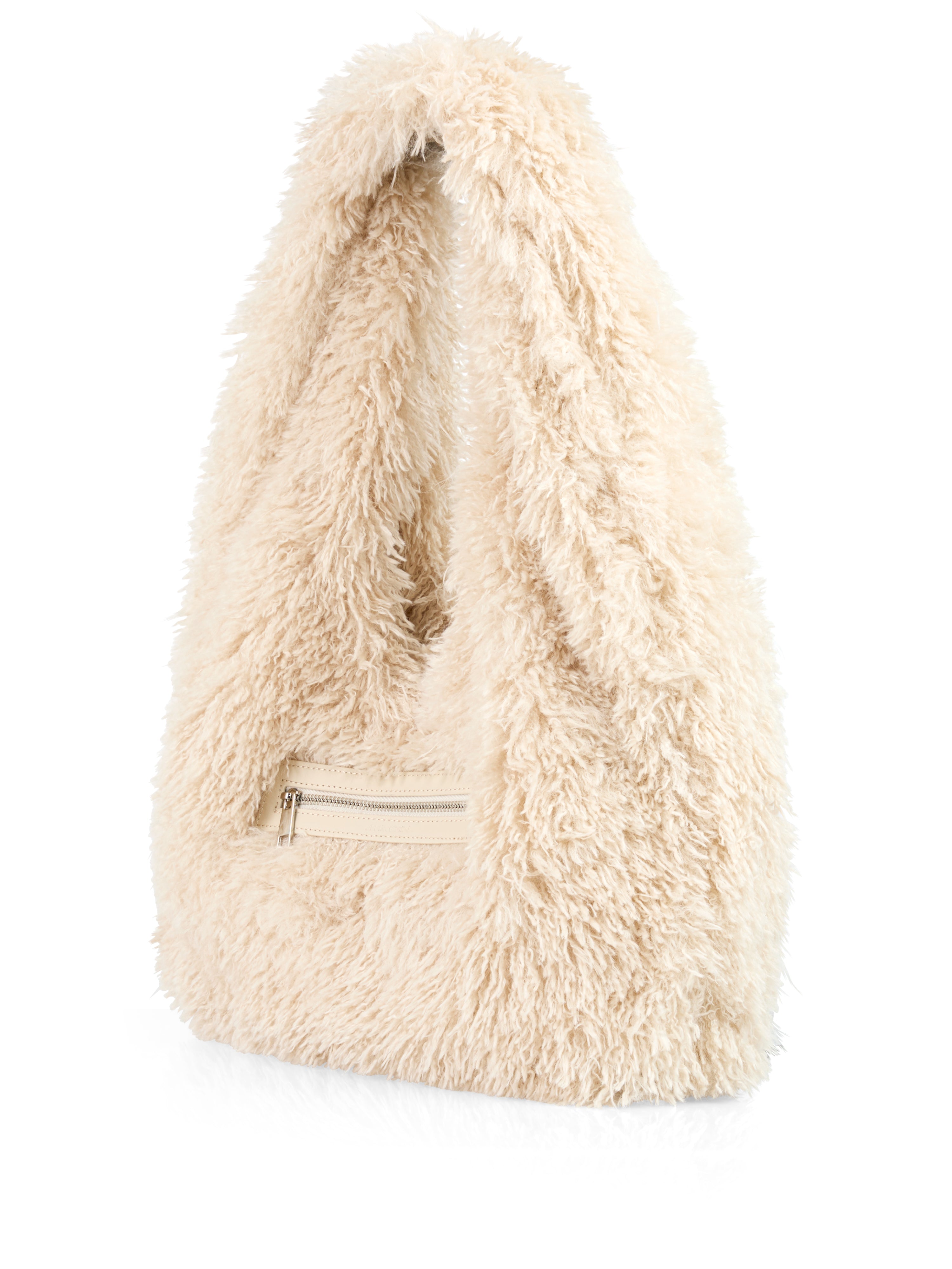 Schultertasche - Hundefell-Optik