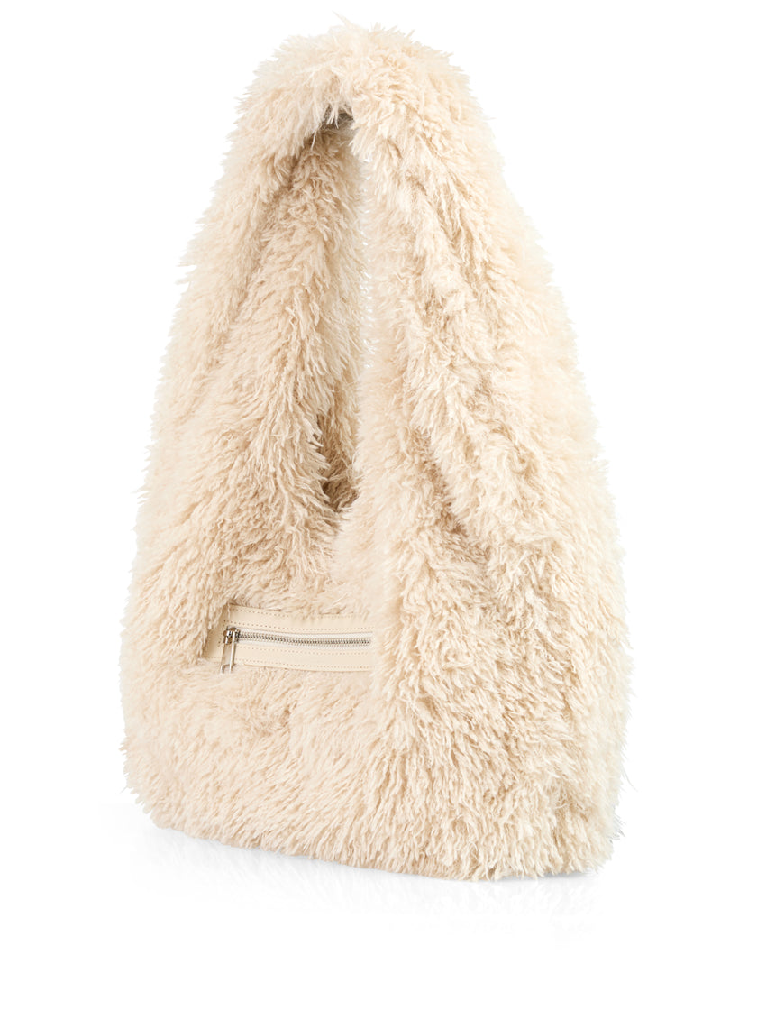 Schultertasche - Hundefell-Optik