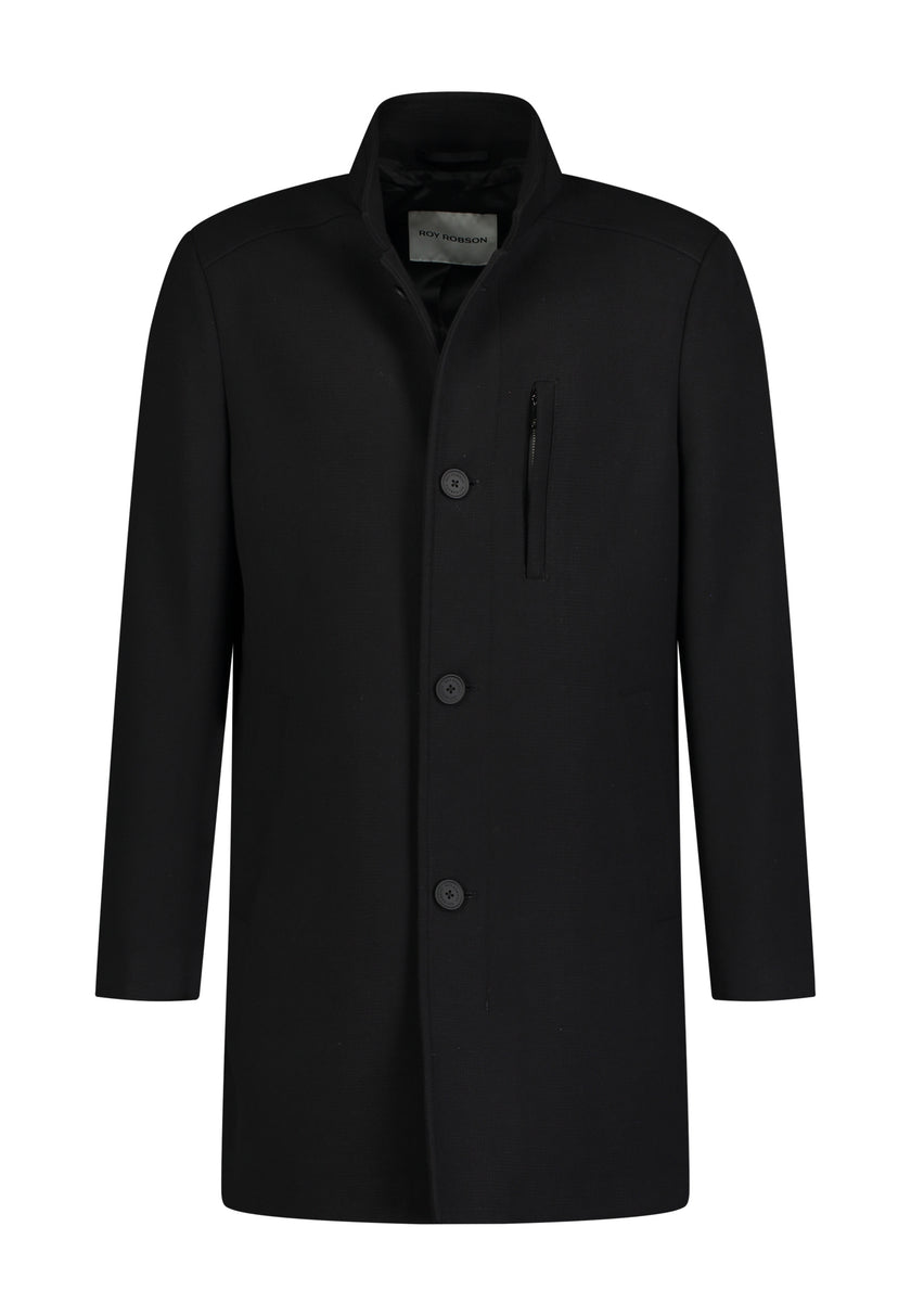 Kurzmantel - Krageneinsatz