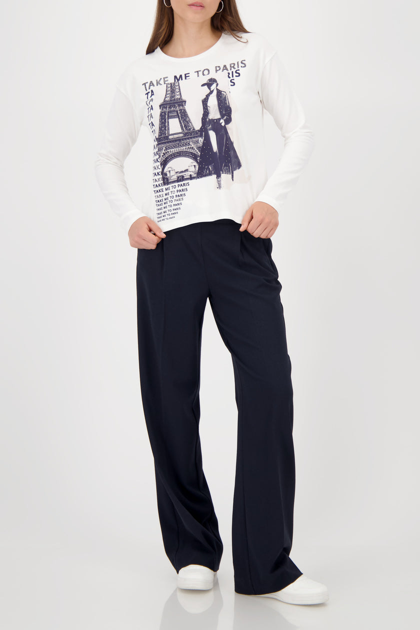 Langarmshirt - Frontprint