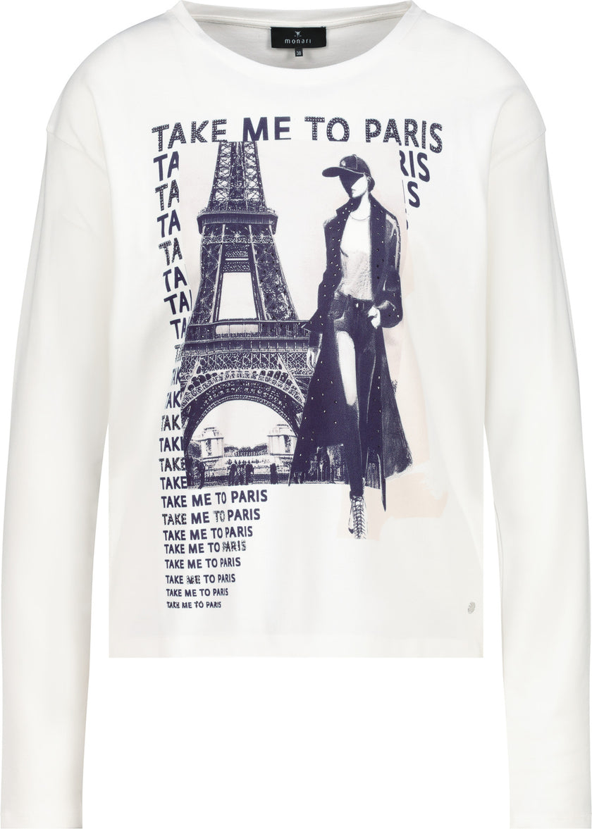 Langarmshirt - Frontprint