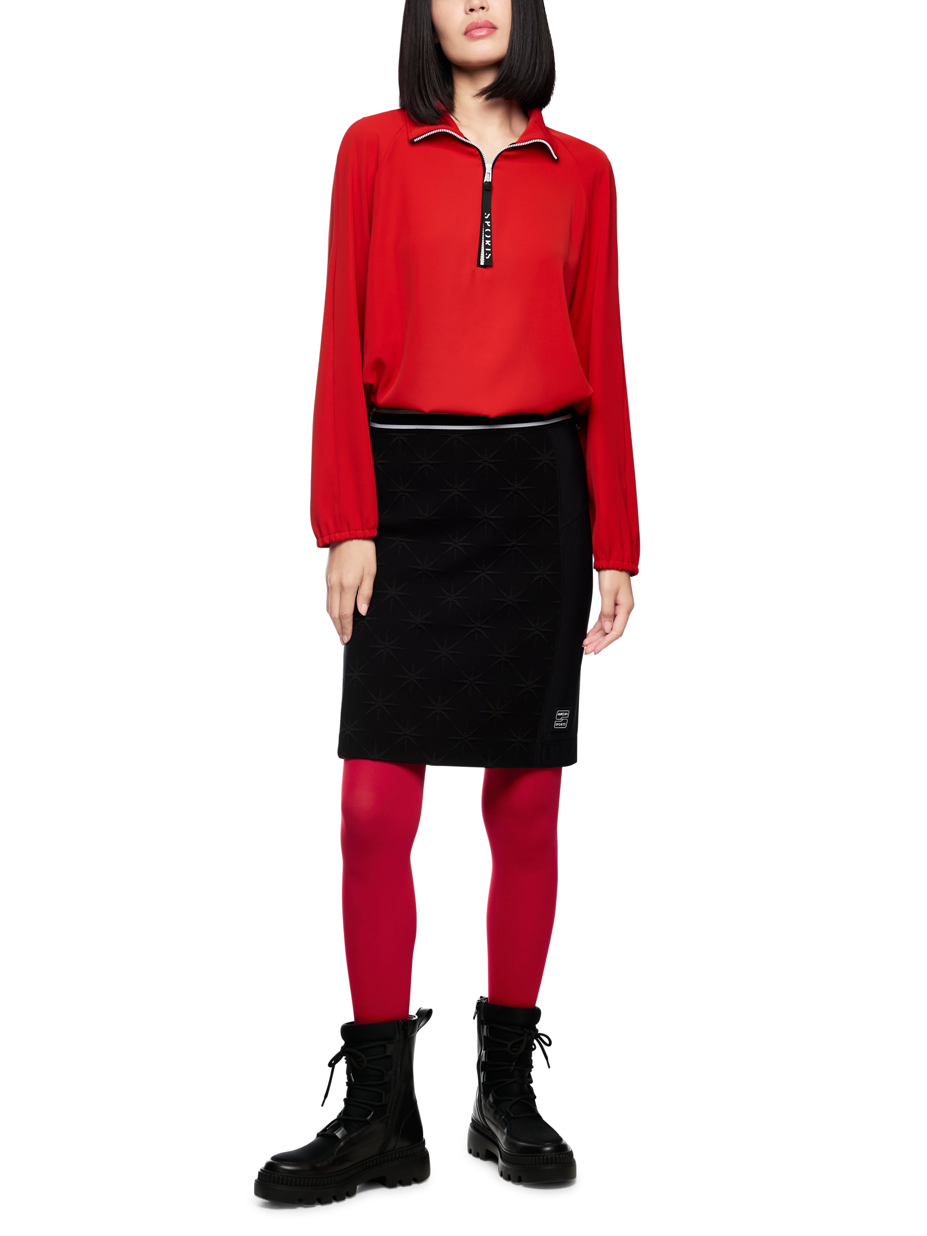 Blusenshirt - Zipper