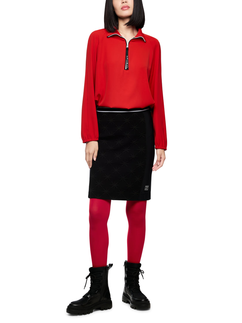 Blusenshirt - Zipper