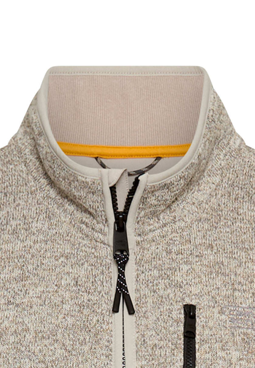 Strickjacke - Stehkragen