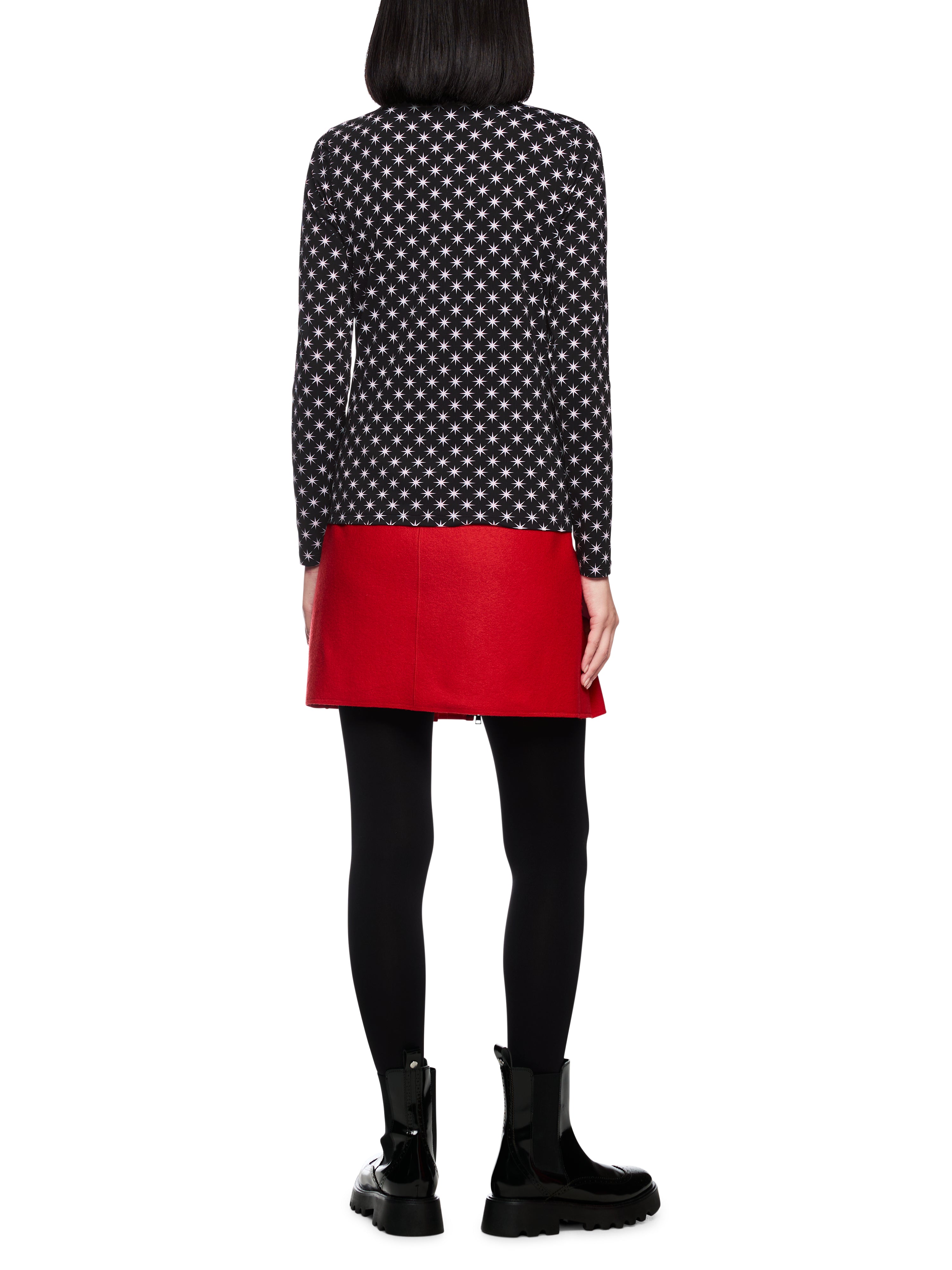 Langarmshirt - Snowstar-Print