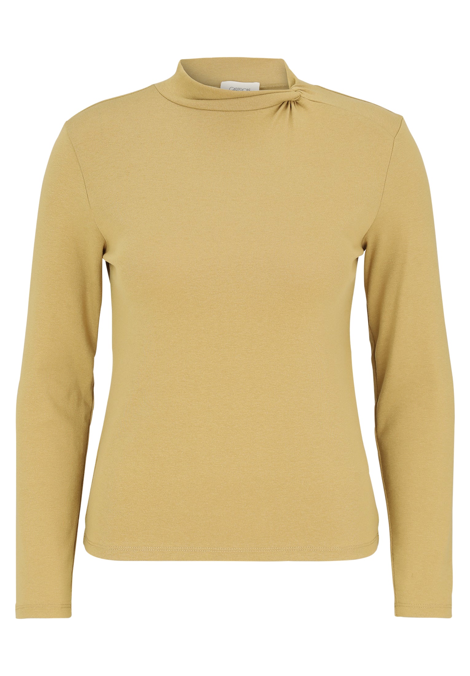 Langarmshirt - Stehkragen