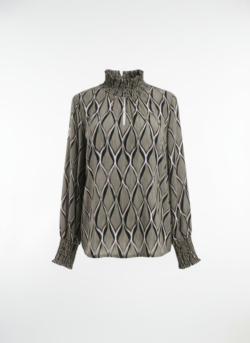 ONLINE EXCLUSIV - Bluse - Stehkragen