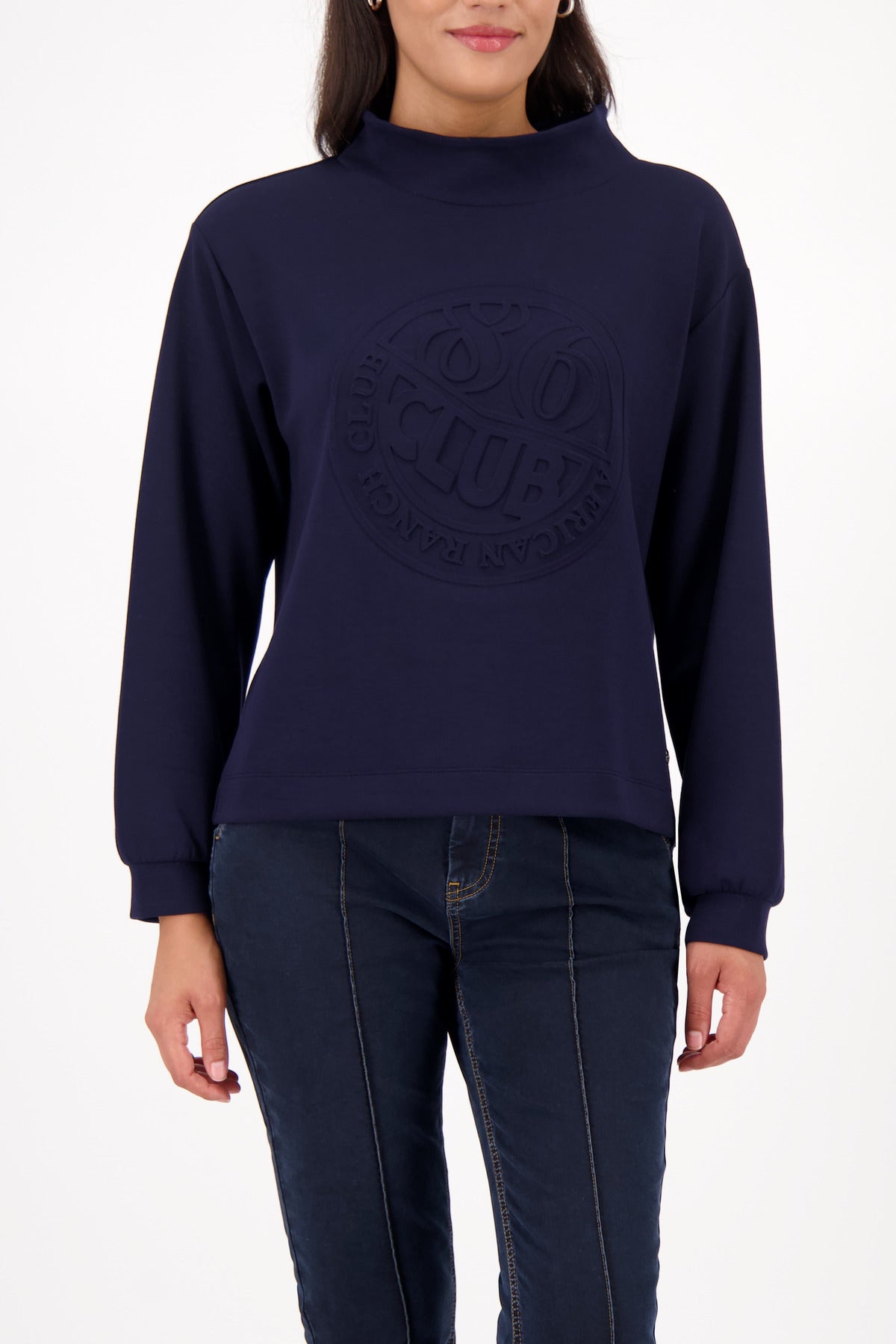 Sweatshirt - Turtleneck-Kragen