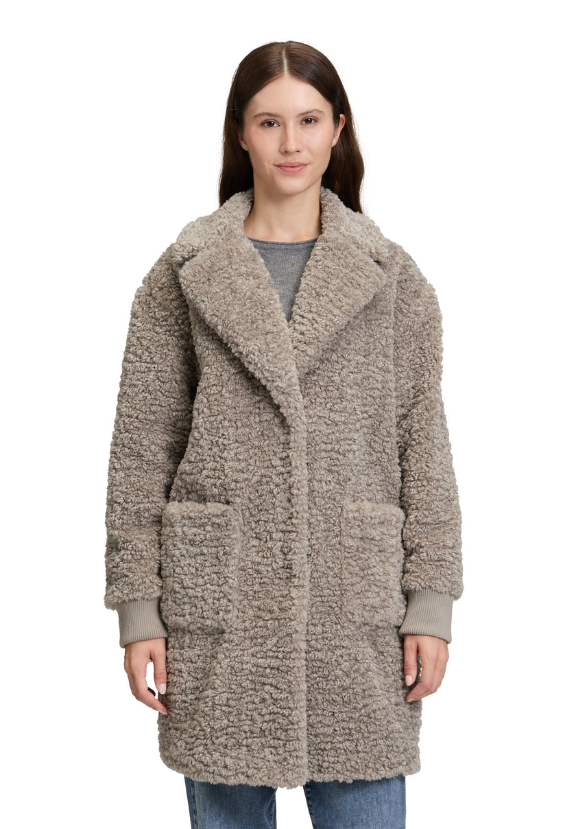 Wollmantel - Fake Fur