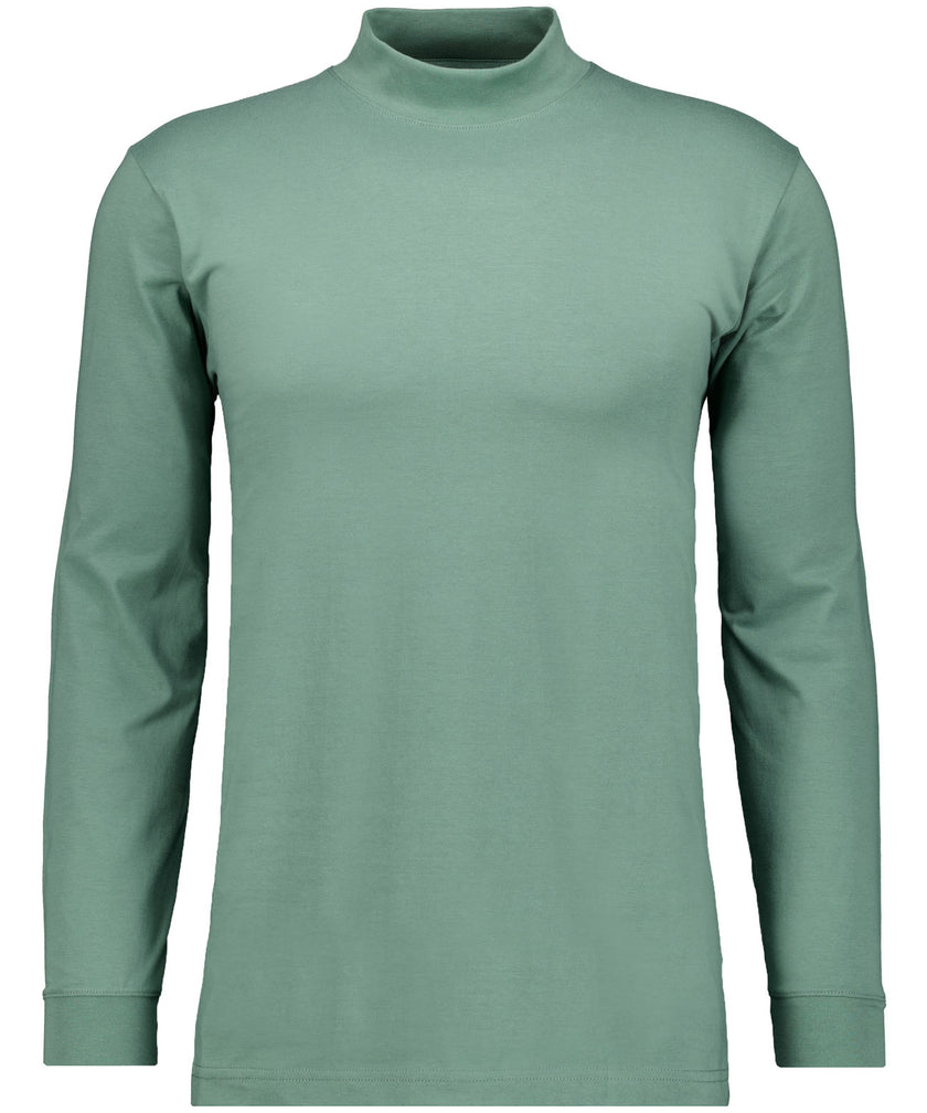 Langarmshirt - Stehkragen