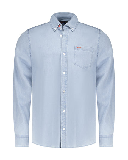 Freizeithemd - Denimoptik