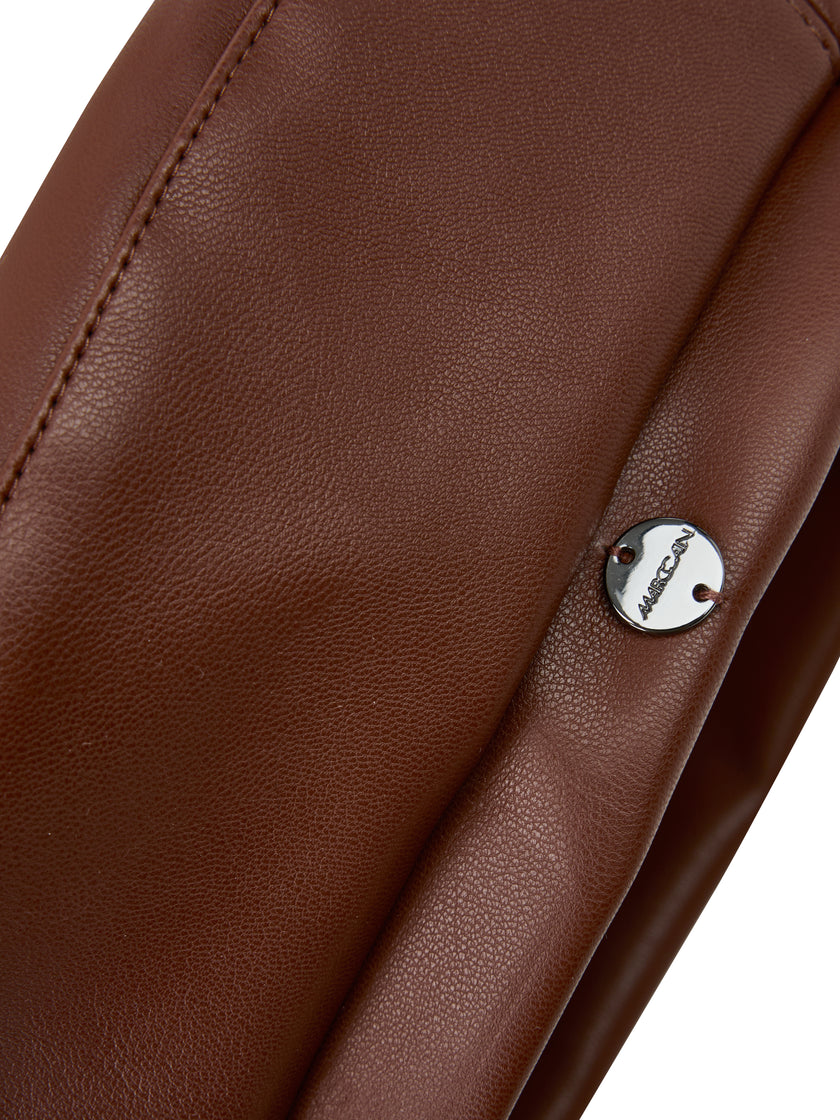 Trend-Mütze -  Kunstleder