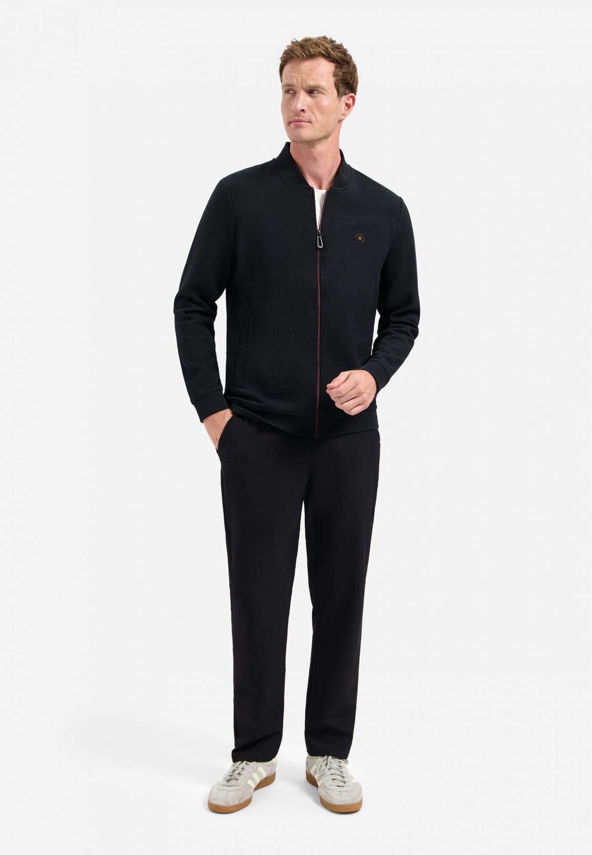 Sweatjacke - Stehkragen