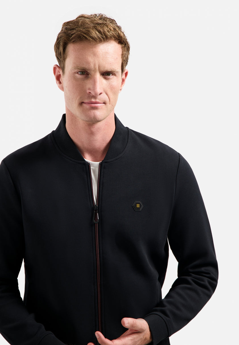 Sweatjacke - Stehkragen