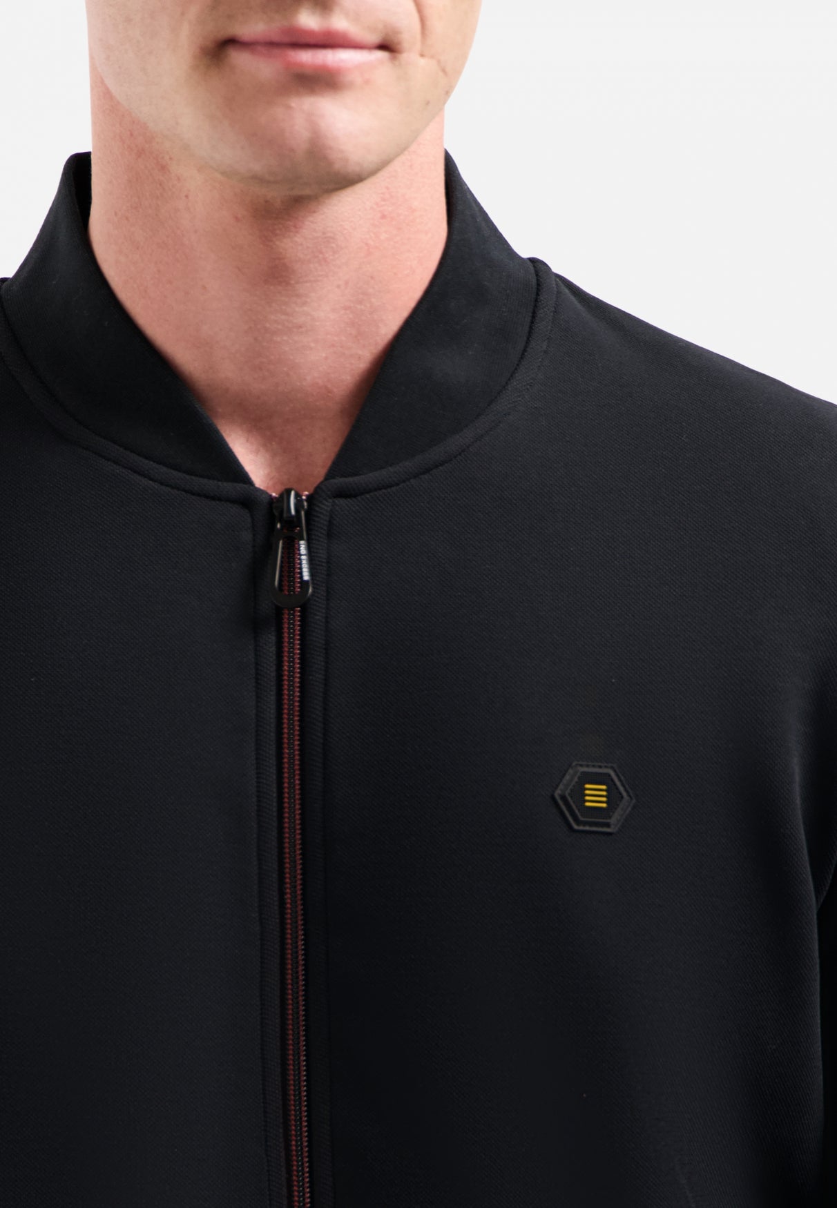 Sweatjacke - Stehkragen