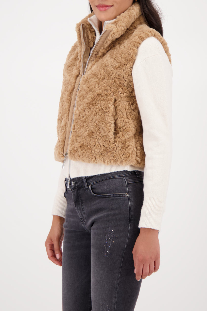 Weste - Kunstfell