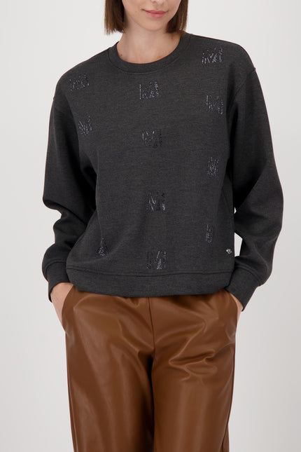 Sweatshirt - Melange-Optik