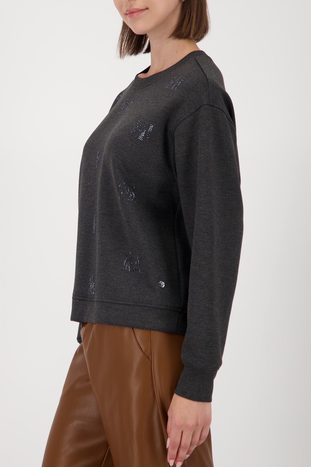 Sweatshirt - Melange-Optik