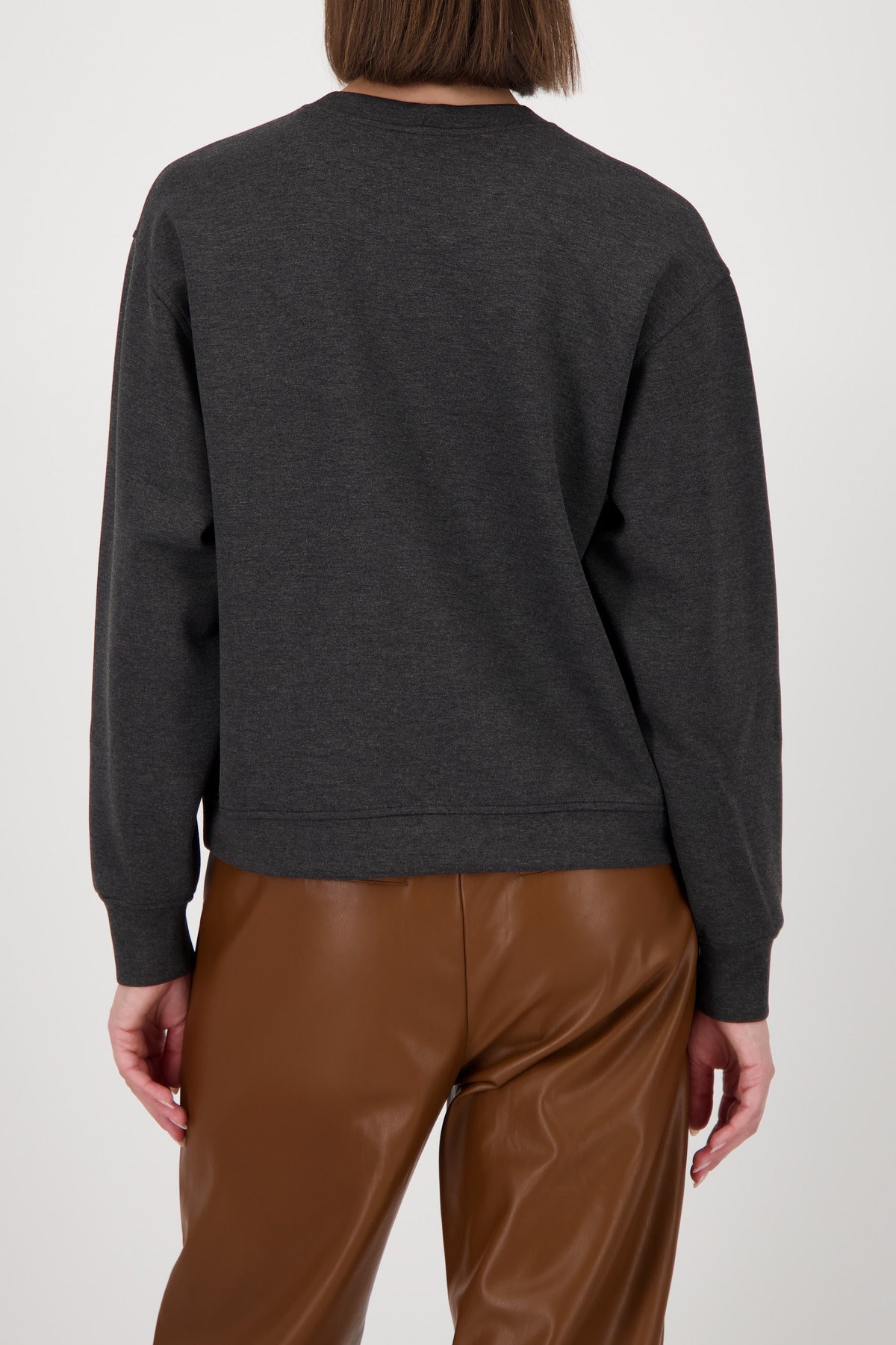 Sweatshirt - Melange-Optik