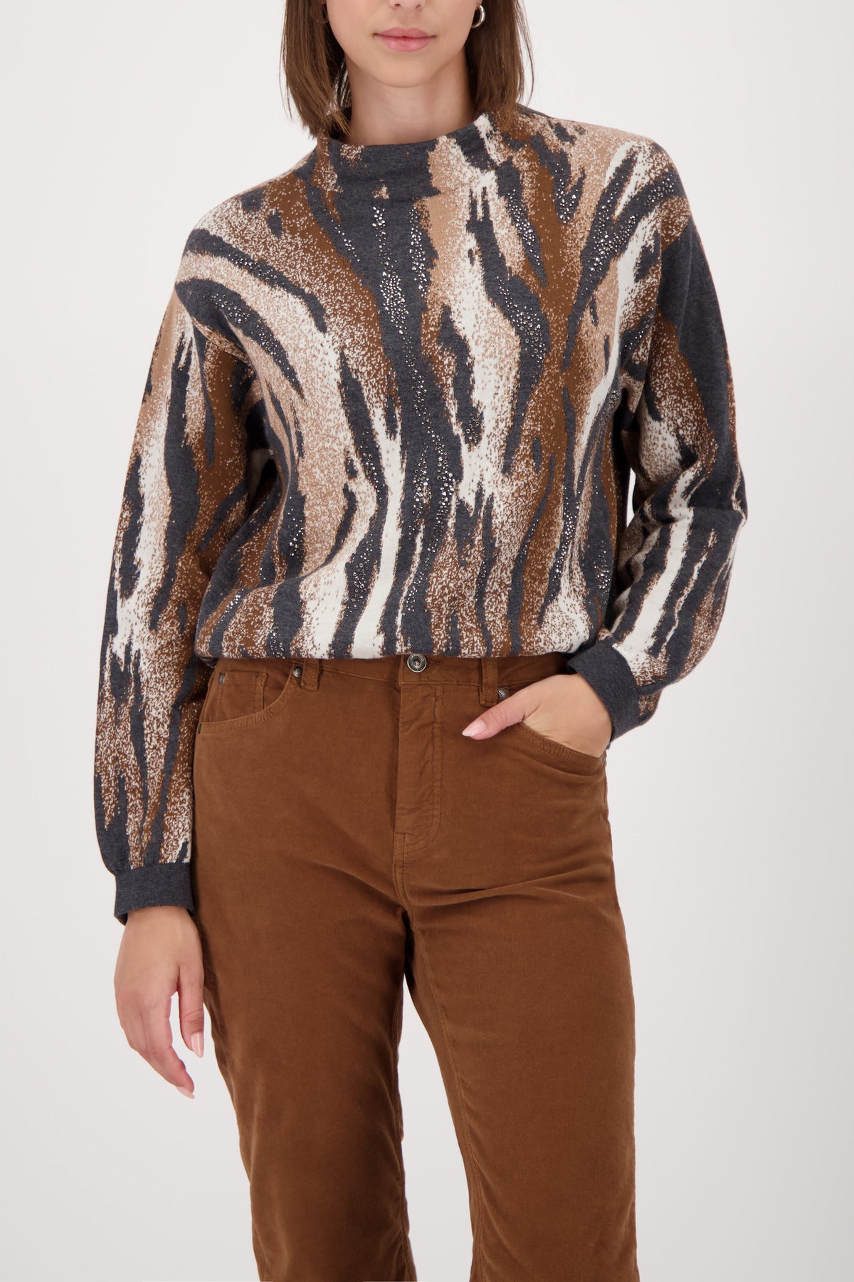 Pullover - Tigermuster