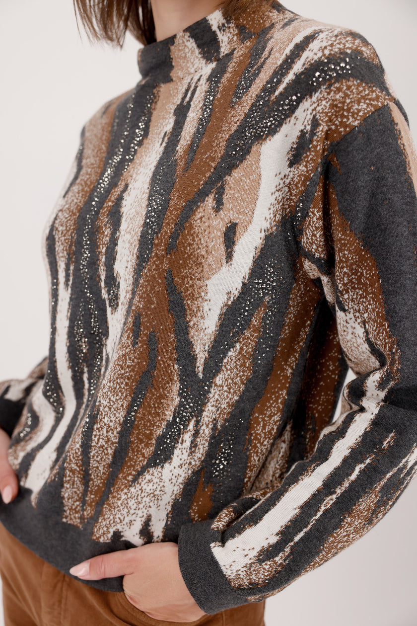 Pullover - Tigermuster
