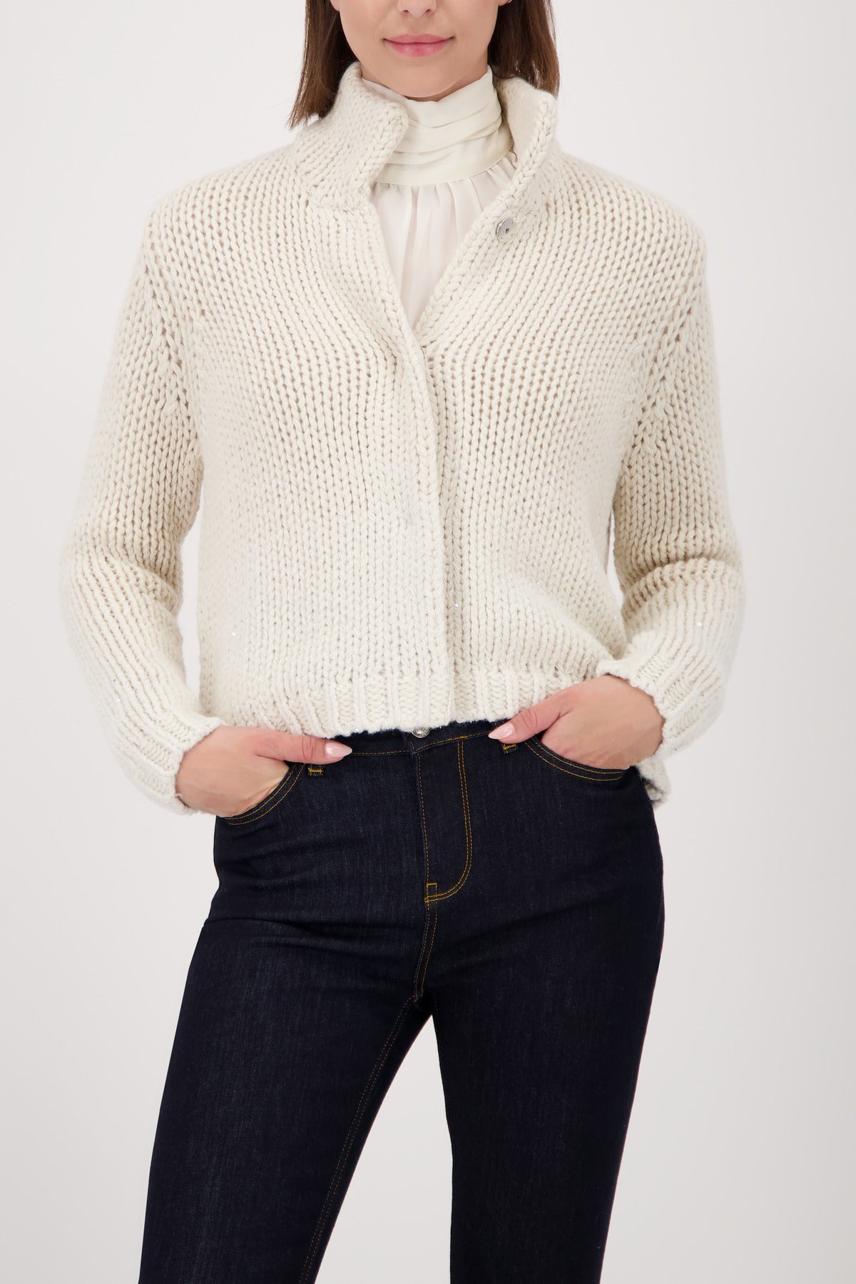 Strickjacke - Grobstrick