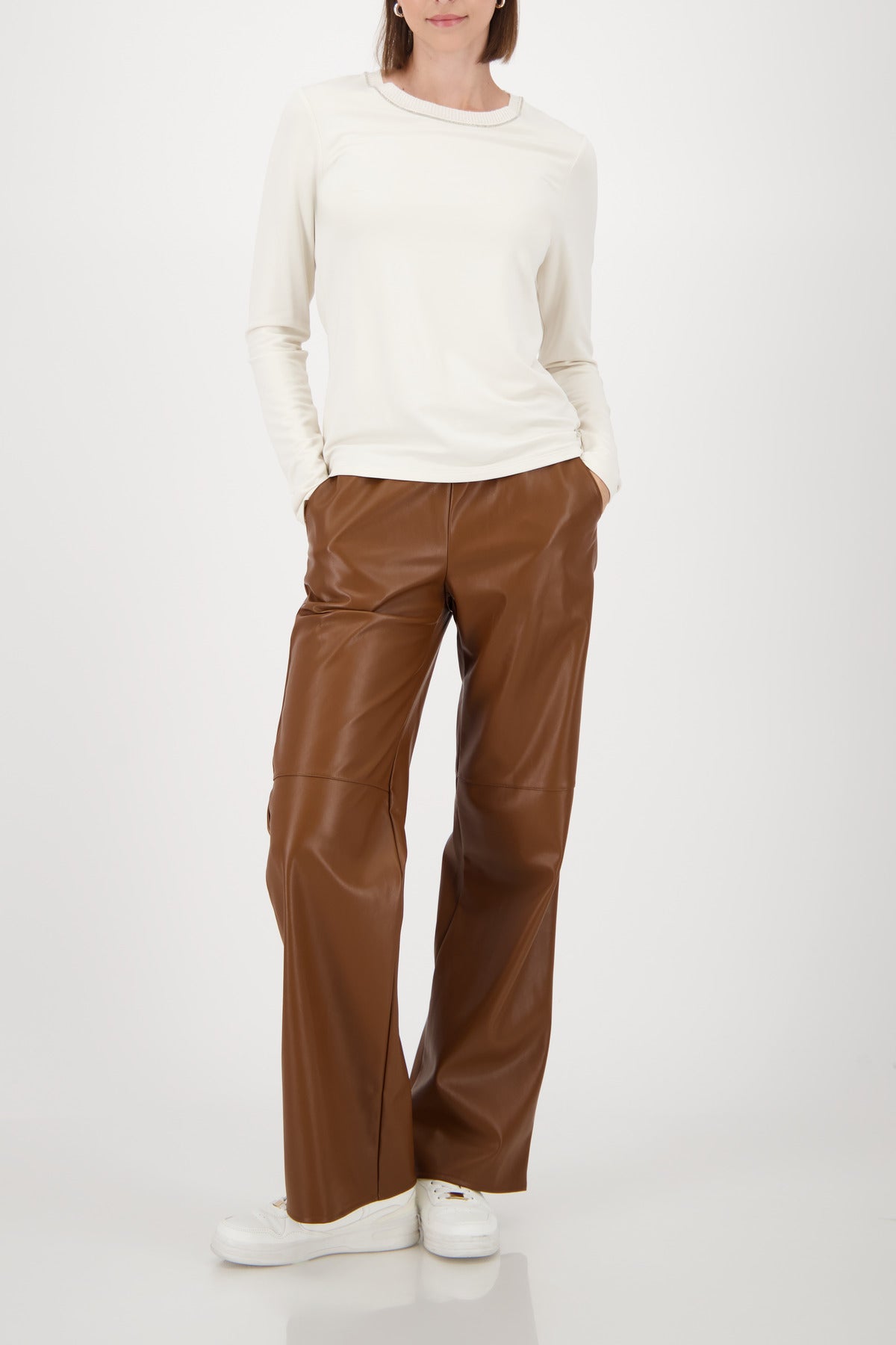 Langarmshirt - Viskosemix