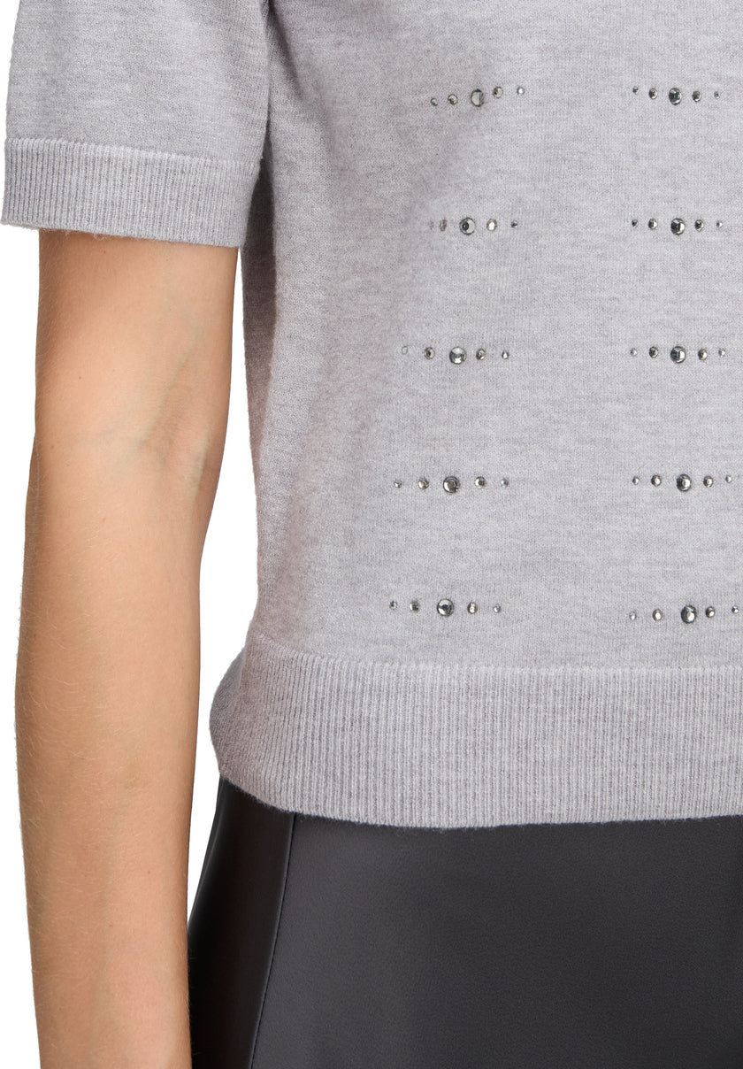 Feinstrickpullover - Stehkragen