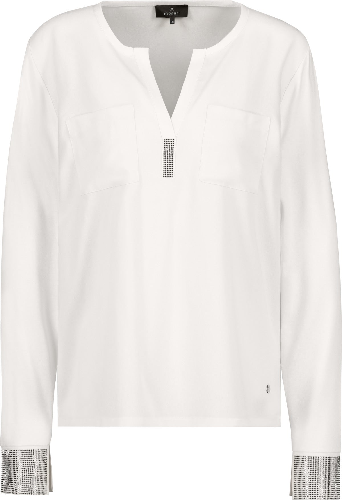 Bluse - Strassbesatz