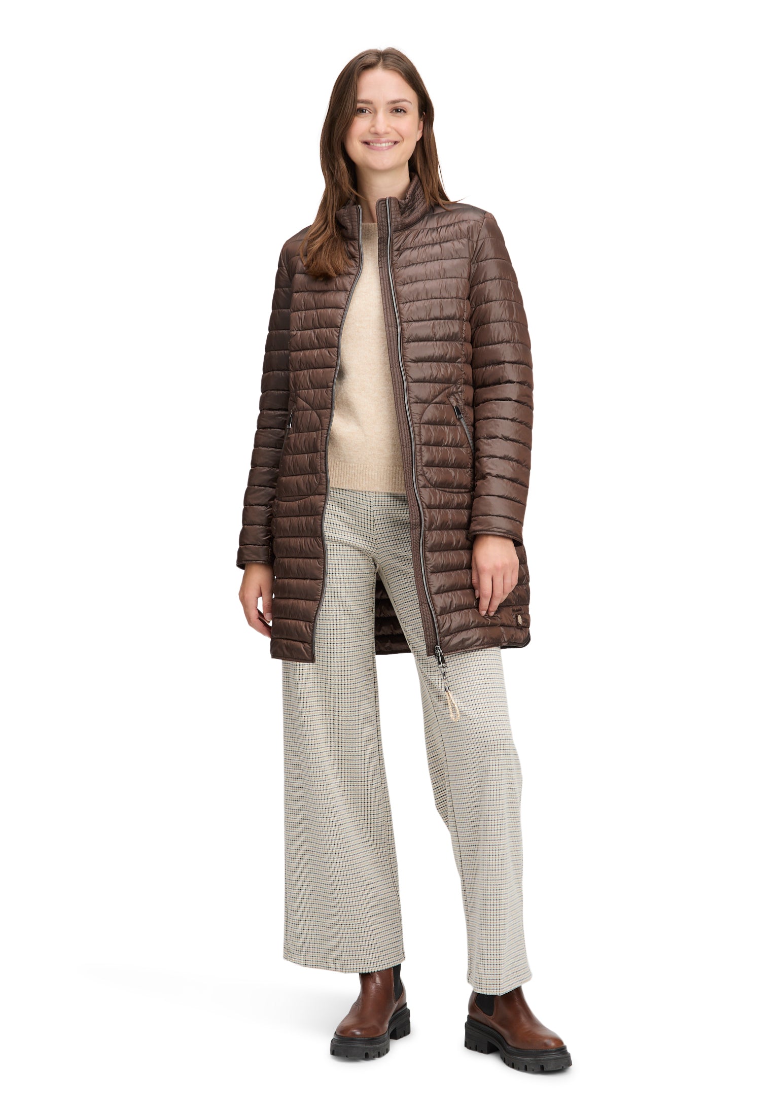 Steppjacke - Stehkragen