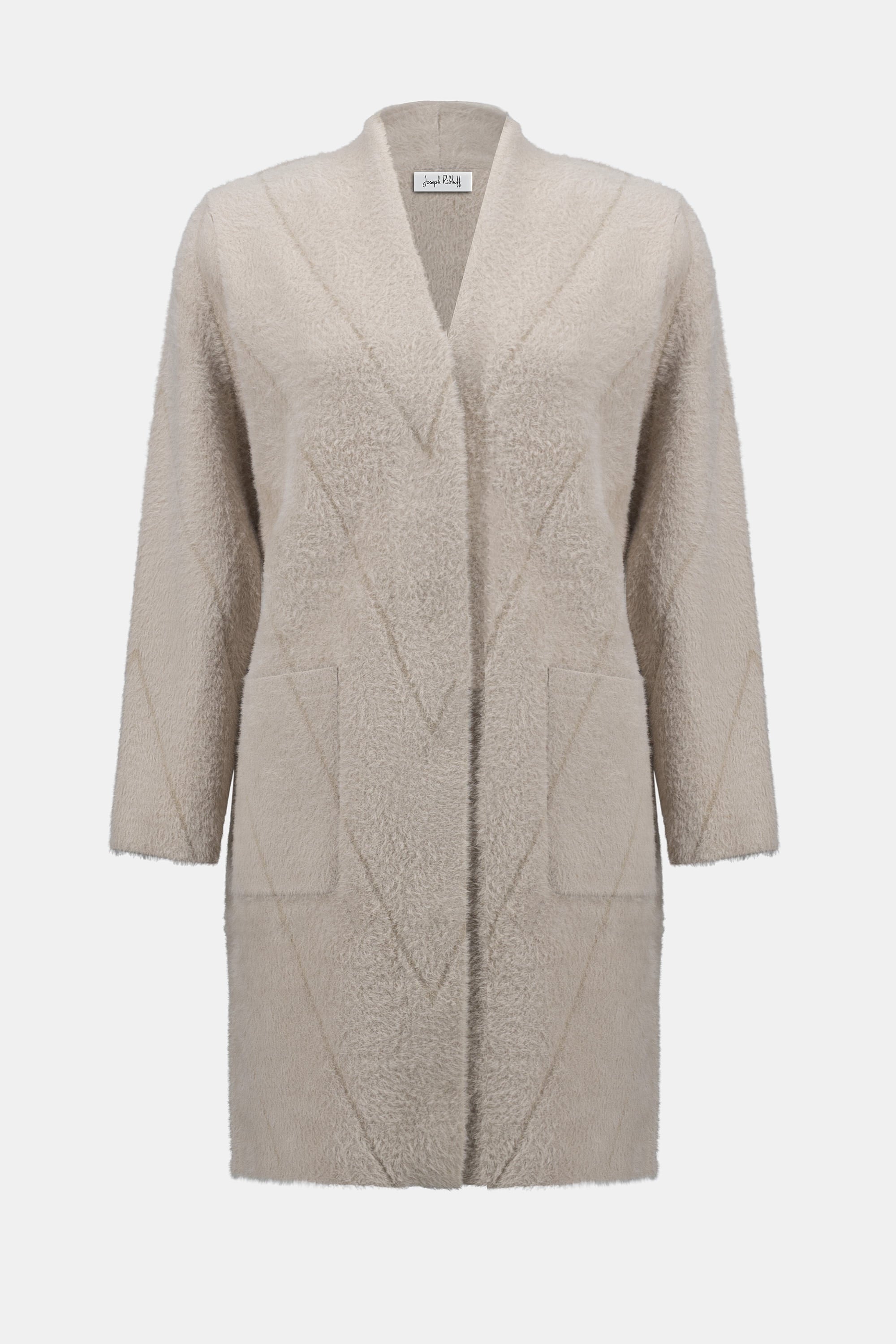 Mantel - Federgarnstrick