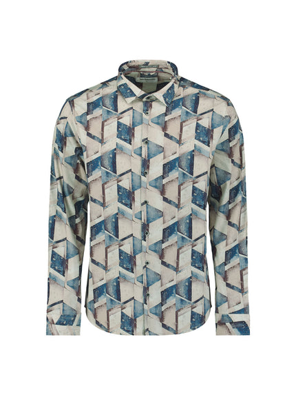 Langarmhemd - Stretch