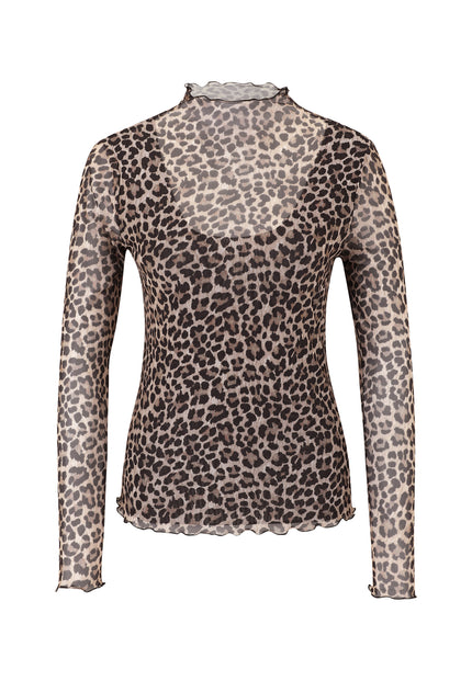 Langarmshirt - Animalprint