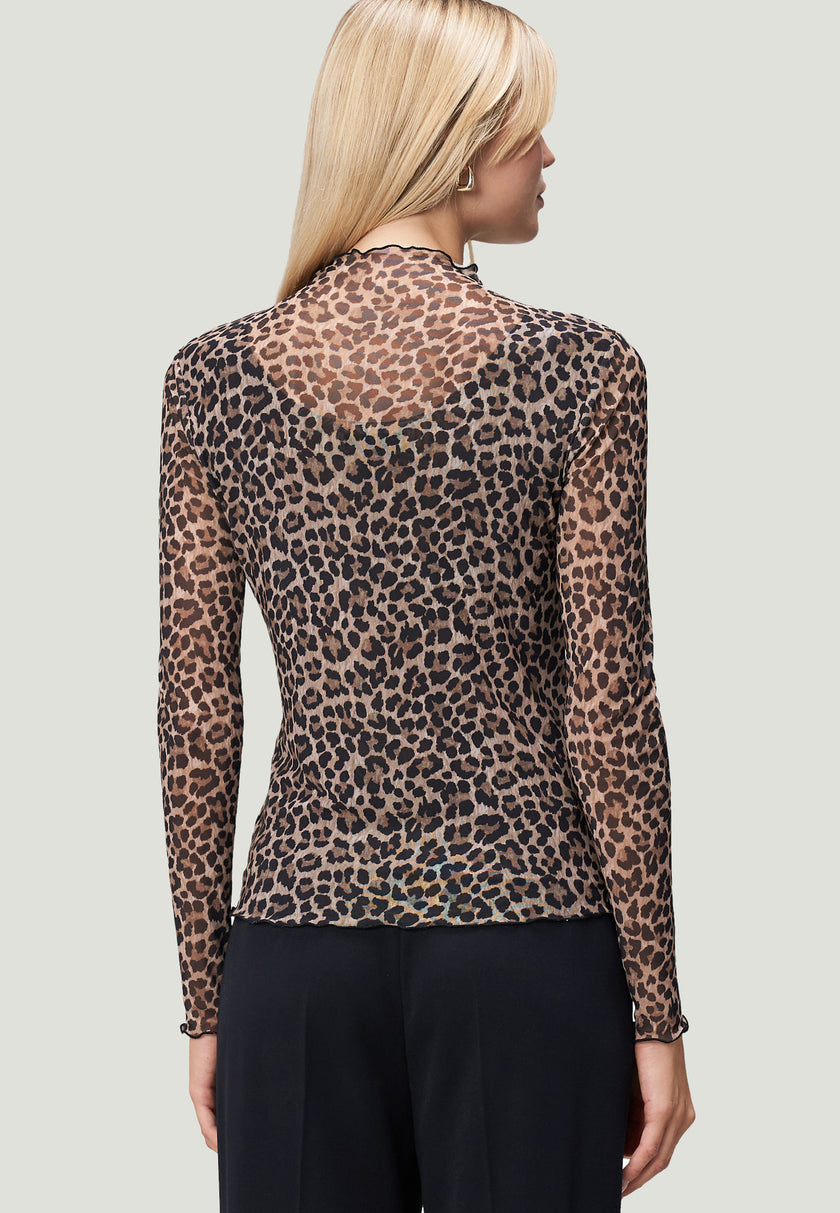 Langarmshirt - Animalprint