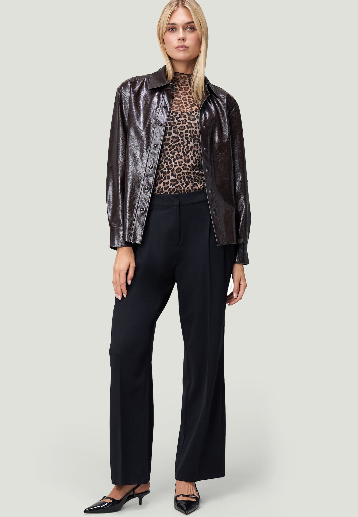 Langarmshirt - Animalprint