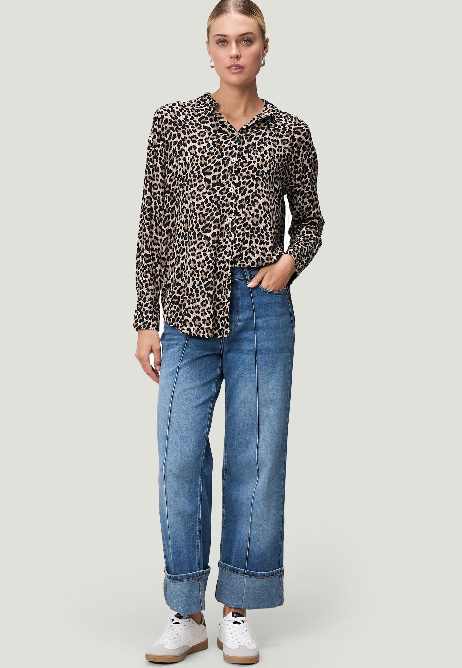 Hemdbluse - Animalprint