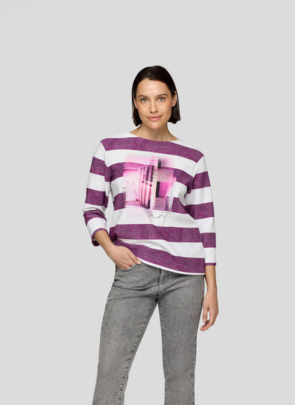 3/4 Armshirt - Purple Clouds