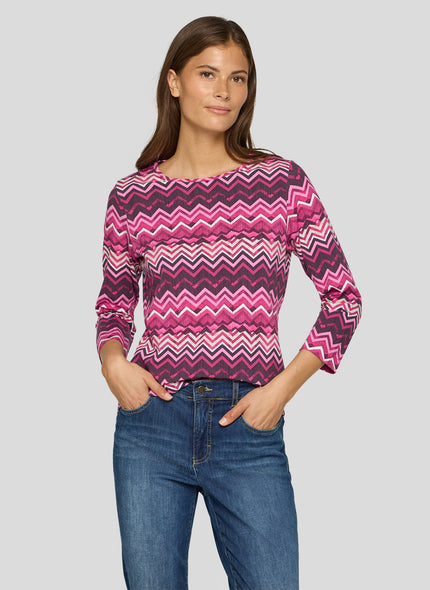 3/4 Armshirt - Purple Clouds