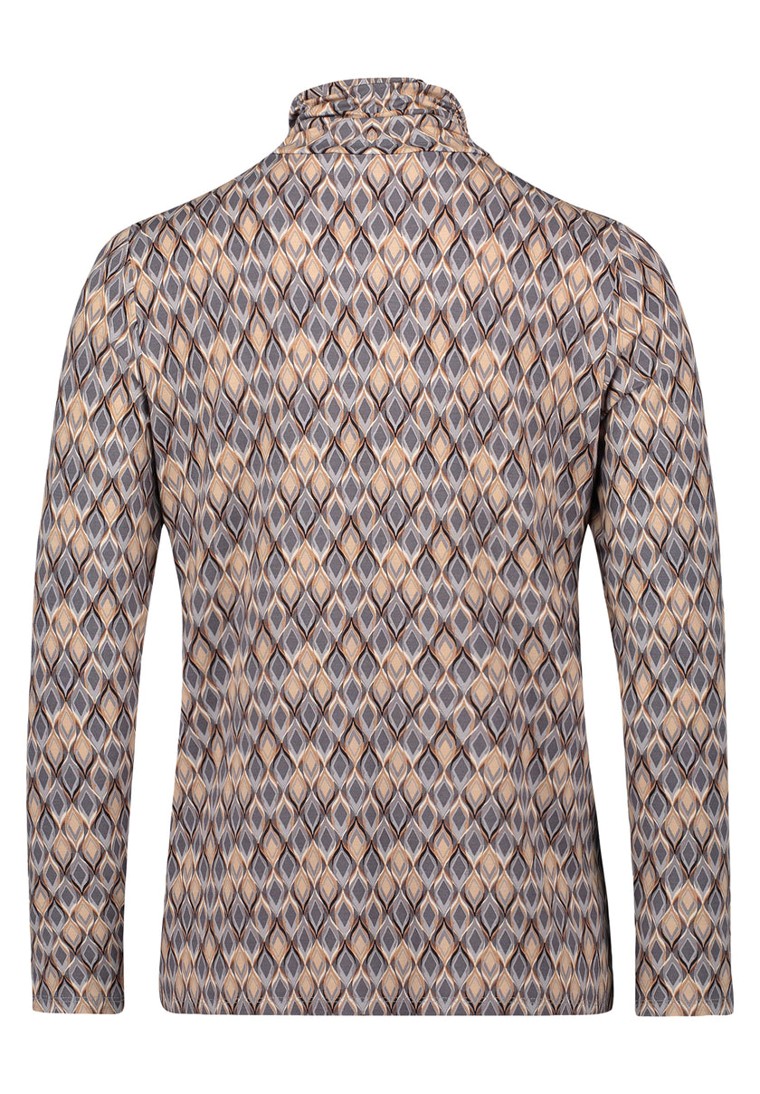 Langarmshirt - Rollkragen