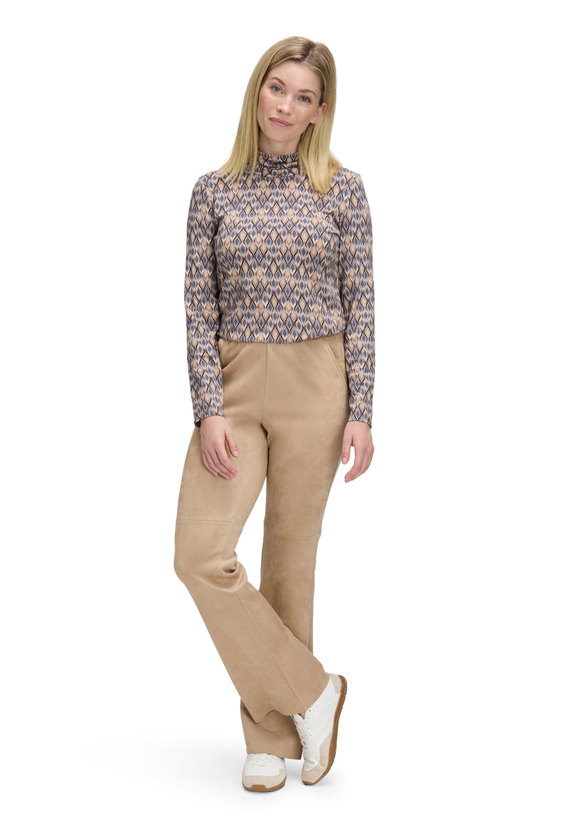 Langarmshirt - Rollkragen