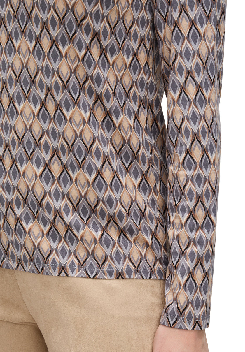 Langarmshirt - Rollkragen