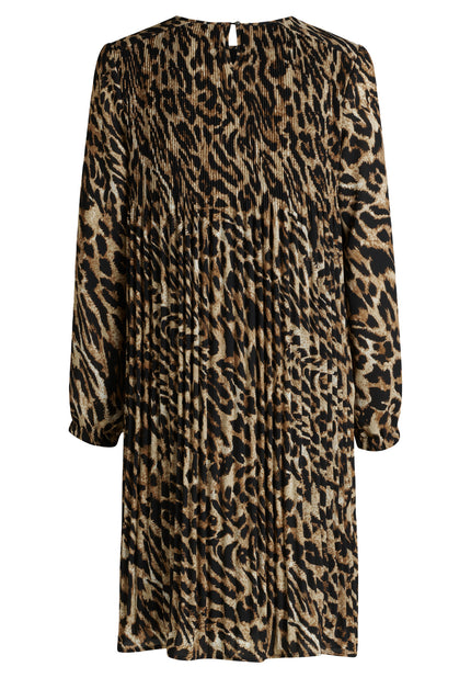 Plisseekleid - Animalprint